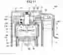 Fig. 10 - Combustion type power tool having fin in low turbulent combustion region within combustion chamber