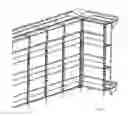 Fig. 12 - Enclosed scaffolding assembly