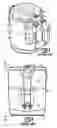 Fig. 03 - Multiple cartridge carafe filtration