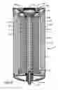 Fig. 03 - Coaxial full-flow and bypass oil filter apparatus and method