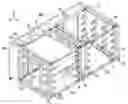 Fig. 01 - Glass cassette for loading glass substrates of display panels