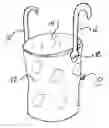 Fig. 01 - Waste container for vehicles and the like