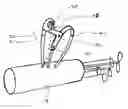 Fig. 01 - Apparatus for creating an alternate point of attachment for an attachable end of a load-bearing shoulder strap