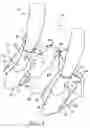 Fig. 08 - Adjustable foot well and wheel fender for a jogging stroller