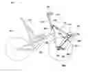 Fig. 01 - Assembly for converting standard bicycle into a recumbent and a bicycle incorporating the assembly