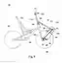 Fig. 06 - Assembly for converting standard bicycle into a recumbent and a bicycle incorporating the assembly