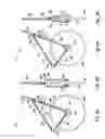 Fig. 08 - Assembly for converting standard bicycle into a recumbent and a bicycle incorporating the assembly