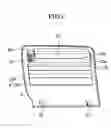 Fig. 07 - Absorption structure of a container device for an instrument panel for absorbing energy applied from knees of an occupant