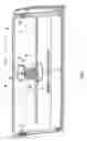 Fig. 05 - Tailgate lift-and-secure cable and latch assembly