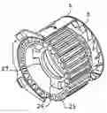 Fig. 01 - Electromagnetic retarder for a vehicle provided with a speed increasing unit