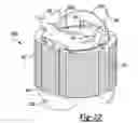 Fig. 16 - Field assemblies and methods of making same with field coils having multiple coils