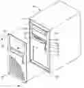 Fig. 01 - Computer enclosure with flat bezel