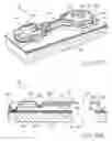 Fig. 40 - Ink jet printhead with active and passive nozzle chamber structures arrayed on a substrate
