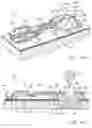 Fig. 43 - Ink jet printhead with active and passive nozzle chamber structures arrayed on a substrate
