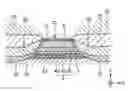 Fig. 01 - Magnetic detecting element with diffusion-preventing layer between spacer Cu and magnetic layer, and method of manufacturing the same