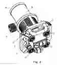 Fig. 03 - Lighting unit with integrated device for attaching softboxes of various sizes