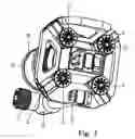 Fig. 04 - Lighting unit with integrated device for attaching softboxes of various sizes