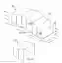 Fig. 22 - System and method for hauling vehicles on a truck and setting up a tent