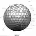 Fig. 02 - Aerodynamic pattern for a golf ball