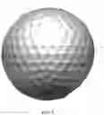 Fig. 06 - Aerodynamic pattern for a golf ball
