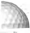 Fig. 07 - Aerodynamic pattern for a golf ball