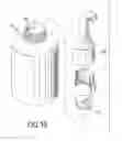Fig. 16 - Non-electrical driven dental hygiene pulsating sprayer