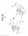 Fig. 15 - Spinal stabilization using bone anchor seat and cross coupling with improved locking feature