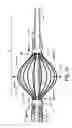 Fig. 21 - Cross stream thrombectomy catheter with flexible and expandable cage