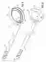 Fig. 06 - Keratome with suspended stabilized blade, applanator and guided engagement with keratome cutter head