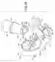 Fig. 13 - Keratome with suspended stabilized blade, applanator and guided engagement with keratome cutter head