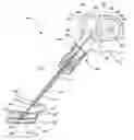 Fig. 01 - Tissue puncture closure device with scroll gear transmission tamping system