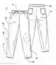 Fig. 01 - Convertible closure for garments and garment utilizing the same
