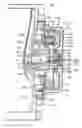 Fig. 01 - Structure of driving unit in drum type washing machine