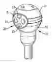 Fig. 01 - Gear shift head with function key
