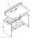 Fig. 01 - Workstation with adjustable height work surface