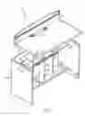 Fig. 02 - Workstation with adjustable height work surface