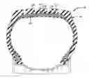 Fig. 01 - Tire with tire tag embedded within reinforcing belt