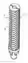 Fig. 01 - Hollow element for the support of a filter medium including support means in the form of spiral portions with a substantially constant slope, and a corresponding filter assembly