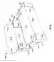 Fig. 63 - Shipping containers with stacking support structures