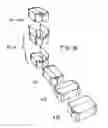 Fig. 79 - Shipping containers with stacking support structures