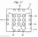 Fig. 12 - BGA type semiconductor package featuring additional flat electrode teminals, and method for manufacturing the same