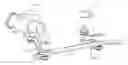 Fig. 01 - Pitman arm and idler arm support device