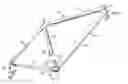 Fig. 01 - Bicycle frame for concealing derailleur wire