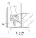 Fig. 17 - Folding closure for cargo containers