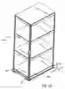 Fig. 17 - Variably configurable track-type mobile shelving system