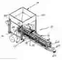 Fig. 01 - Continuous mixing and delivery machine for temporarily flowable solid materials