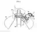 Fig. 02 - Apparatus for operating a distribution chute for changing ores and coals into a furnace