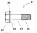 Fig. 01 - Titanium alloy bolt and its manufacturing process