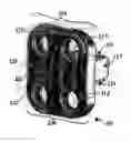 Fig. 01 - Flanged interbody fusion device with locking plate