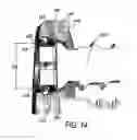 Fig. 15 - Flanged interbody fusion device with locking plate